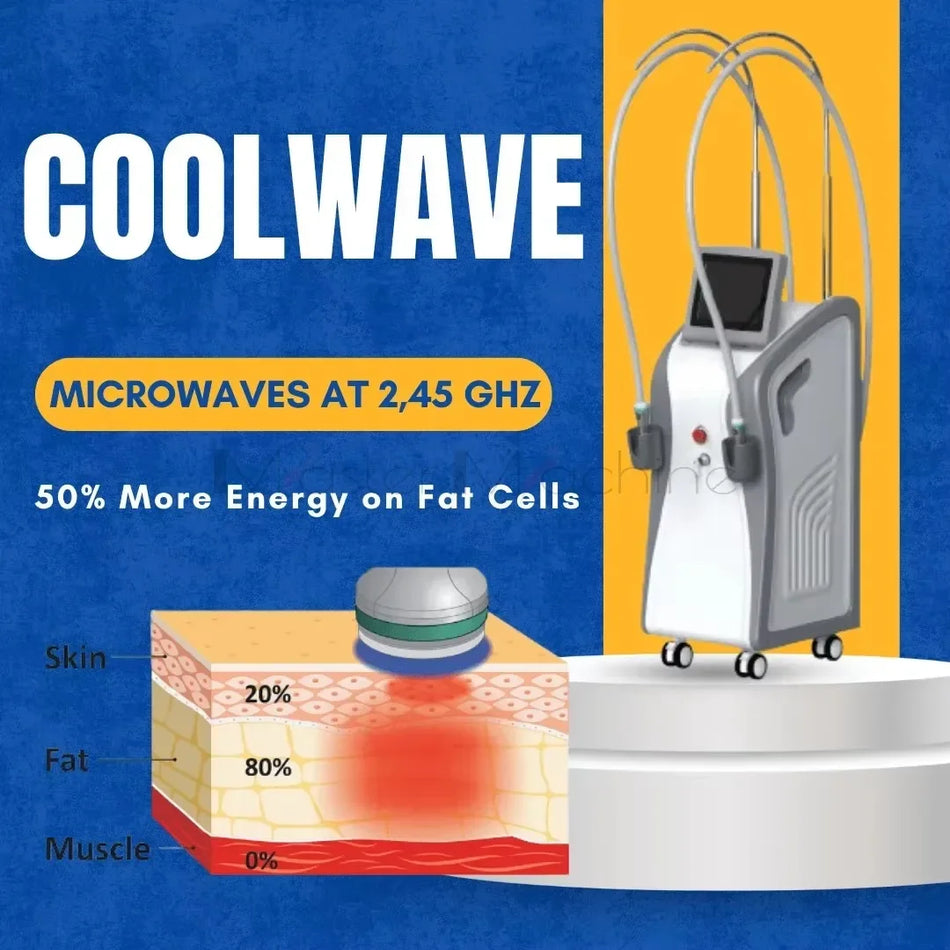 Coolwaves Plus EMS Maszyna do Modelowania Ciała Spalanie Tłuszczu na Brzuchu