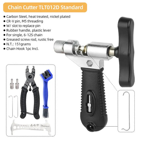 Deemount Bike Chain Breaker &ndash; Durable Carbon Steel Construction TLT012 Kit D / CN
