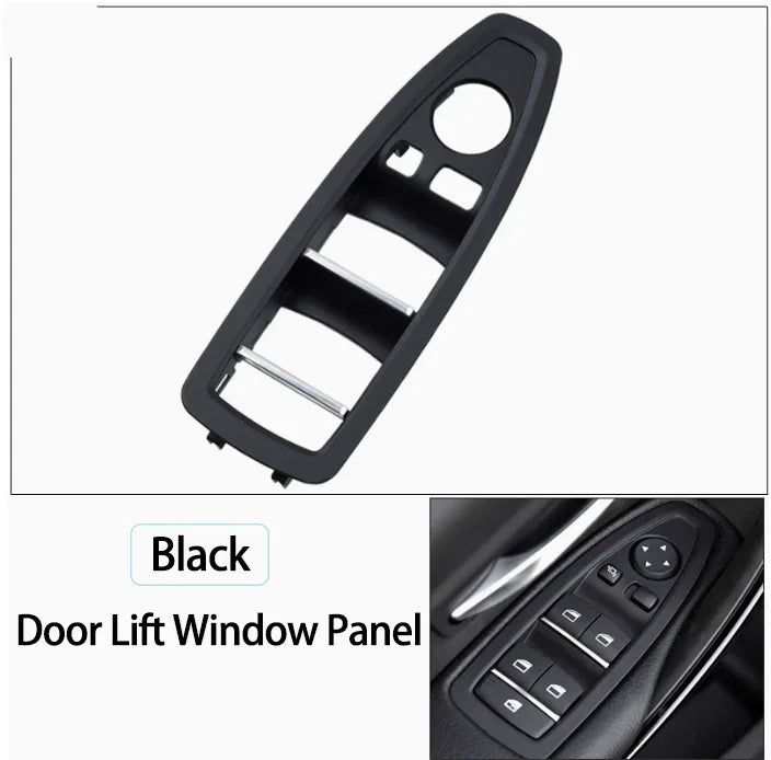 Upgrade Interior Door Carbon Fiber Window Regulator Switch Panel Trim Cover Replacement For BMW 1 3 4 Series F20 F30 F31 F36 by InterCyprus Trading Ltd