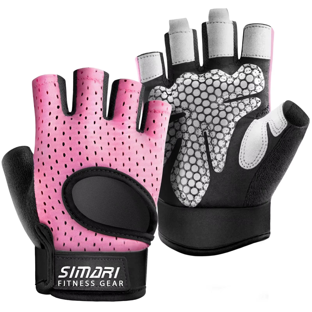 Best Gym Gloves for Weight Lifting &amp; Fitness - Unisex Pink / XL / CHINA