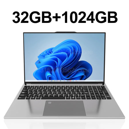 15.6 Inch Ultra Slim Laptop &ndash; 32GB RAM and 2048GB SSD Performance 32GB 1024GB / Intel I7 6500U