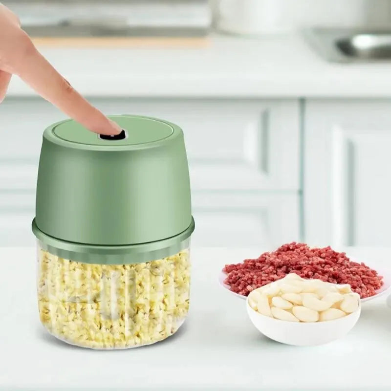 Ασύρματο Ηλεκτρικό Πρέσα Σκόρδου Συμπαγές Κουζινικό Εργαλείο CE