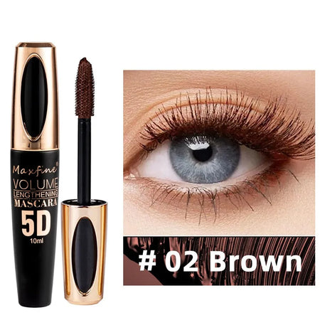 MAXFINE 5D Silk Mascara &ndash; Long Lasting Waterproof Volume 02