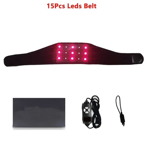 Red Infrared LED Light Pad - Pain Relief and Slimming 15Leds Belt With Box