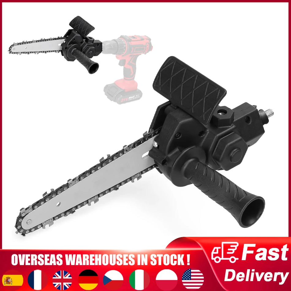 Meterk Electric Drill To Chainsaw Attachment 4 Inch 6 Inch