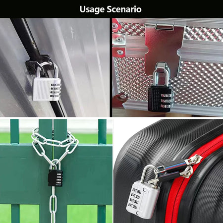 Password Padlock 3-4 Digit &ndash; Waterproof Rustproof Outdoors