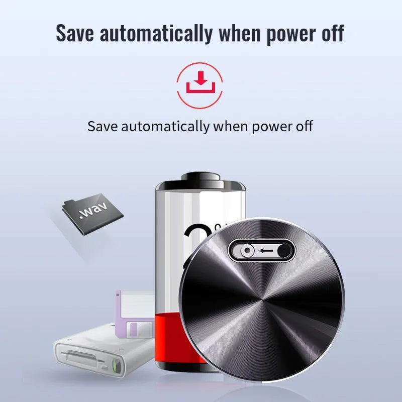 Mini Voice Activated Recorder &ndash; Ultra Compact Magnet Mount