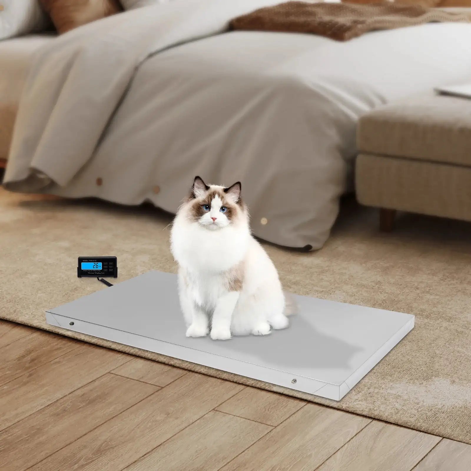 300KG/660LBS Digital Animal Scale - Stainless Steel Platform