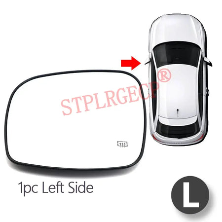 Driver Rearview Side Mirror Lens Door Wing Mirrors Glass with Heating Parts Accessories for Chrysler Town Country 2008-2016 by InterCyprus Trading Ltd