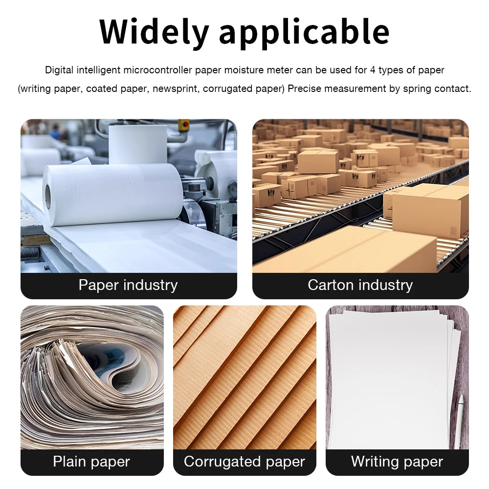 MD916 Paper Moisture Meter &ndash; Humidity Range 2 to 40 Percent