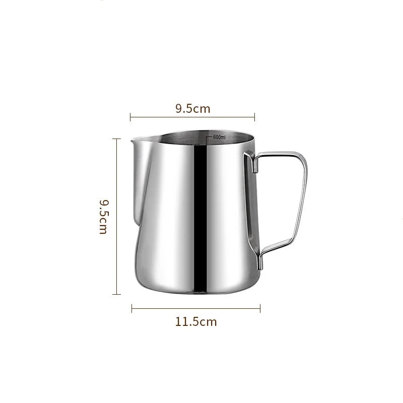 WUWANLI Stainless Steel Milk Frothing Pitcher &ndash; Precision Measurement for Perfect Latte Art 600ML Original