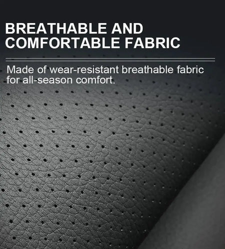 Vtear Universal PU Leather Car Seat Cushion Front Seat Pad Cover Breathable Non-Slip Bottom Protector Interior Accessories Parts by InterCyprus Trading Ltd