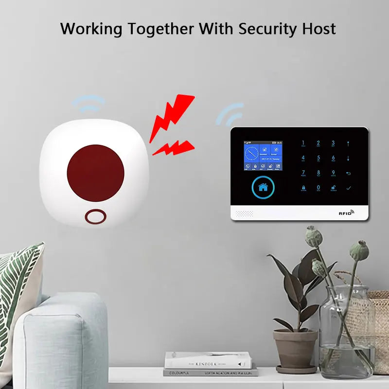 SN10 Indoor 433MHz Wireless Siren &ndash; High Decibel 110dB