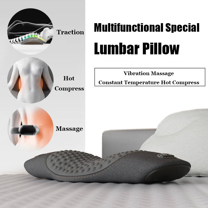 Vilnason Waist Massager Pillow &ndash; Heated Back Support