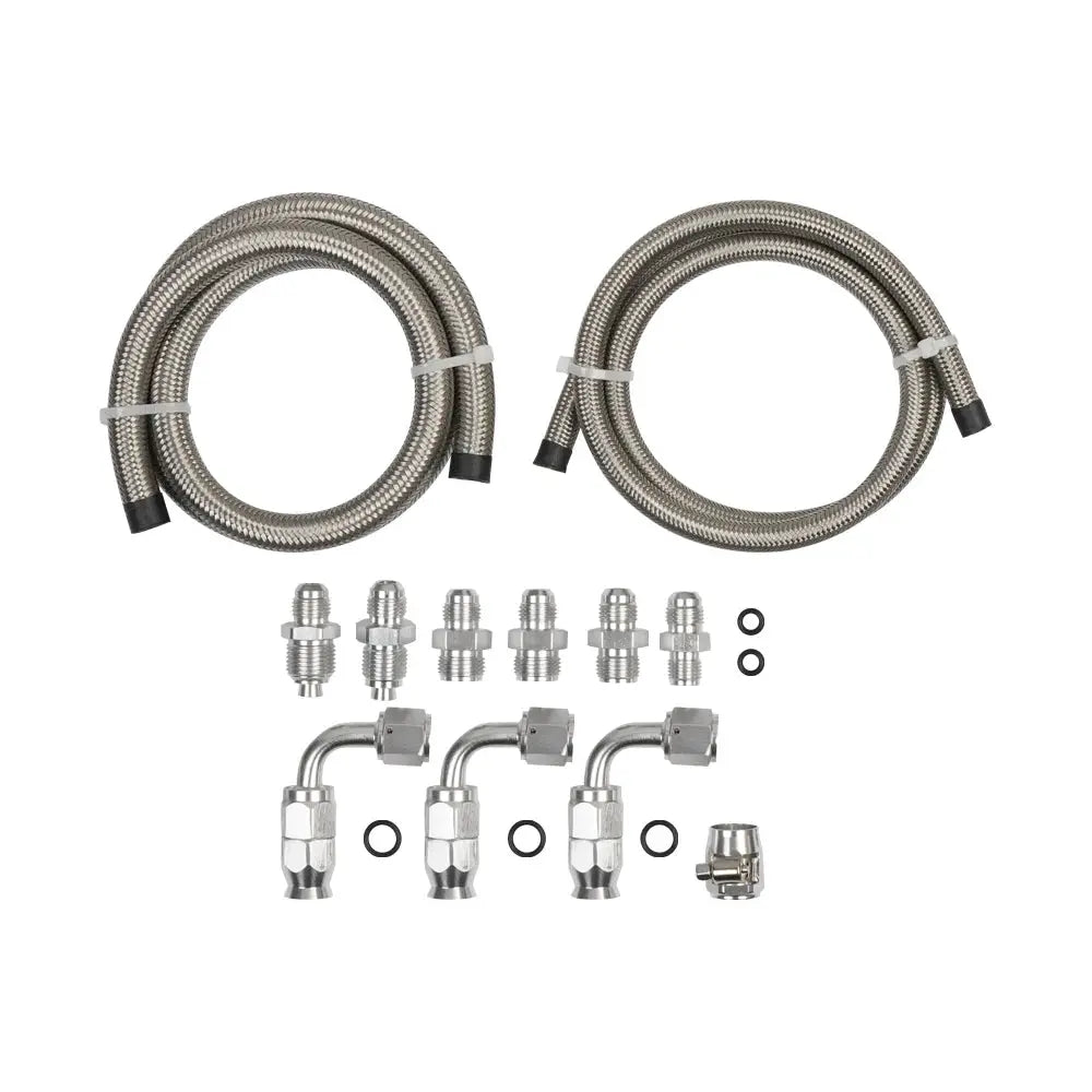 6AN Power Steering Hose Kit Fit for Chevy C10 LS Swap Connects GM Type 2 by InterCyprus Trading Ltd