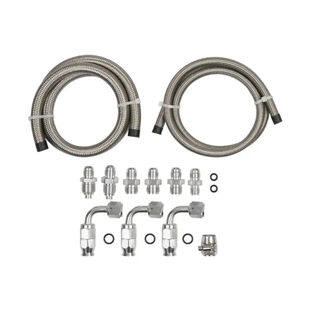 6AN Power Steering Hose Kit Fit for Chevy C10 LS Swap Connects GM Type 2 by InterCyprus Trading Ltd