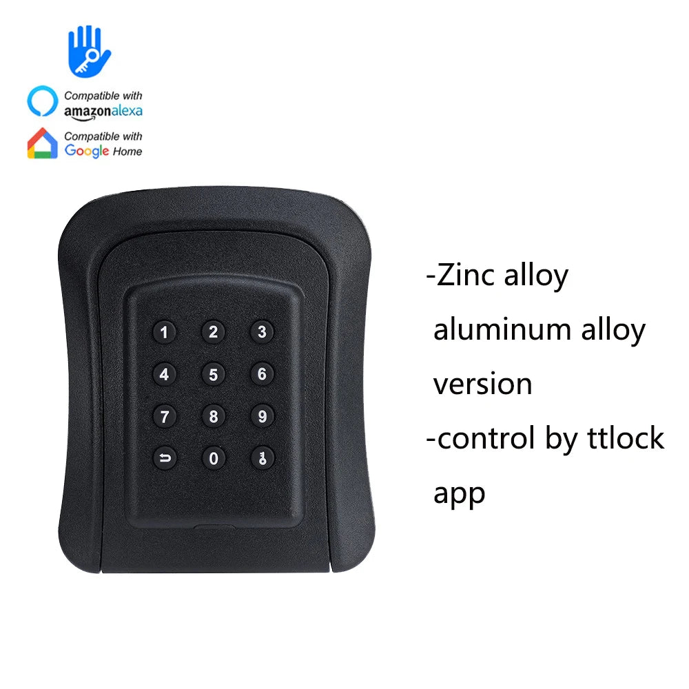 Tuya TTLock APP Key Box &ndash; IP65 Waterproof and App Unlock steel ttlock Nohooks / CHINA