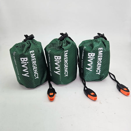 Waterproof Emergency Thermal Sleeping Bag &ndash; Lightweight 3pcs