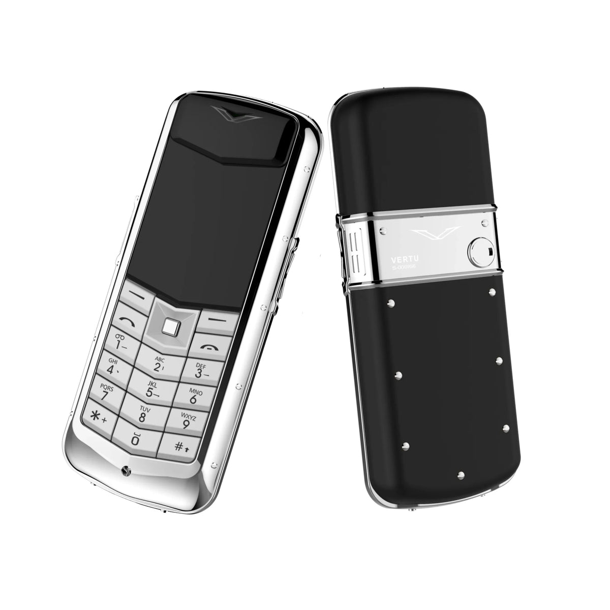 Unlocked Metal Palm Cellphone &ndash; Compact Dual SIM 2G GSM Silver / Standard