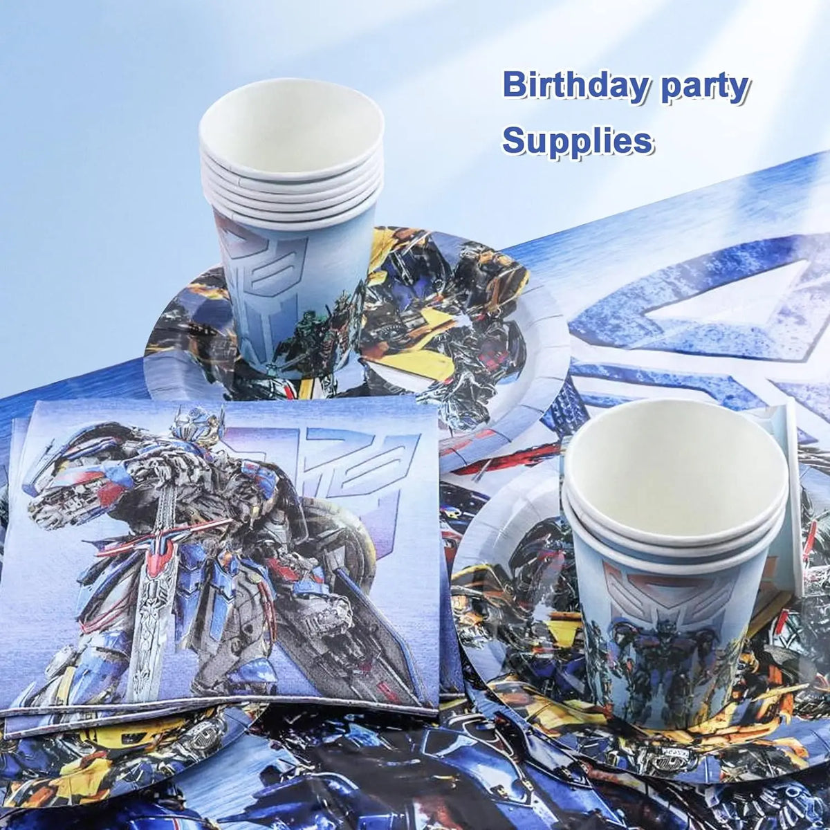 Transformers Birthday Party Supplies Set