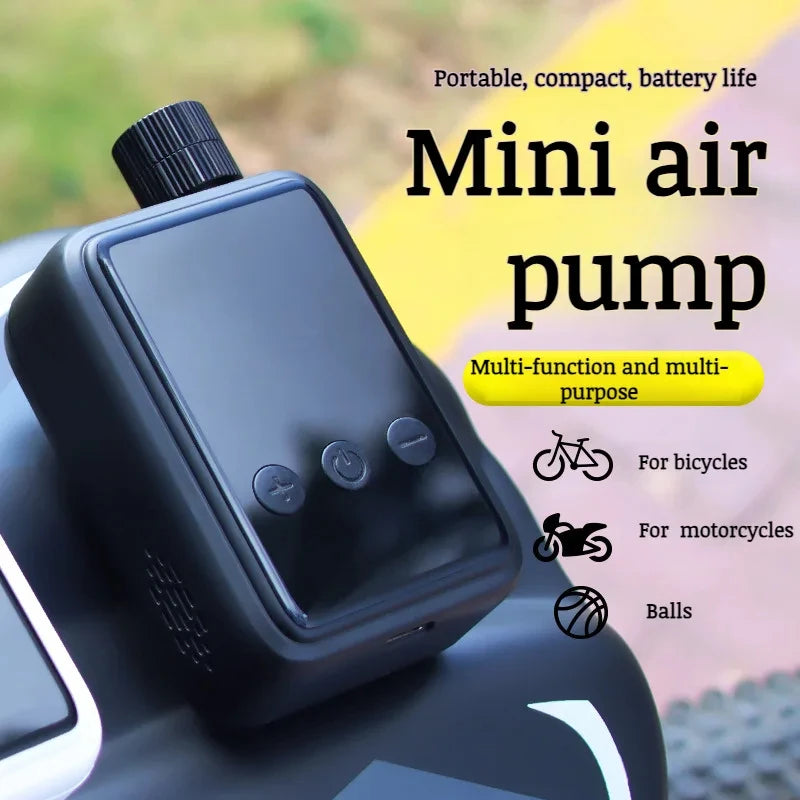 Ηλεκτρική αντλία ποδηλάτου με ψηφιακή οθόνη, φορητός φουσκωτής ελαστικών