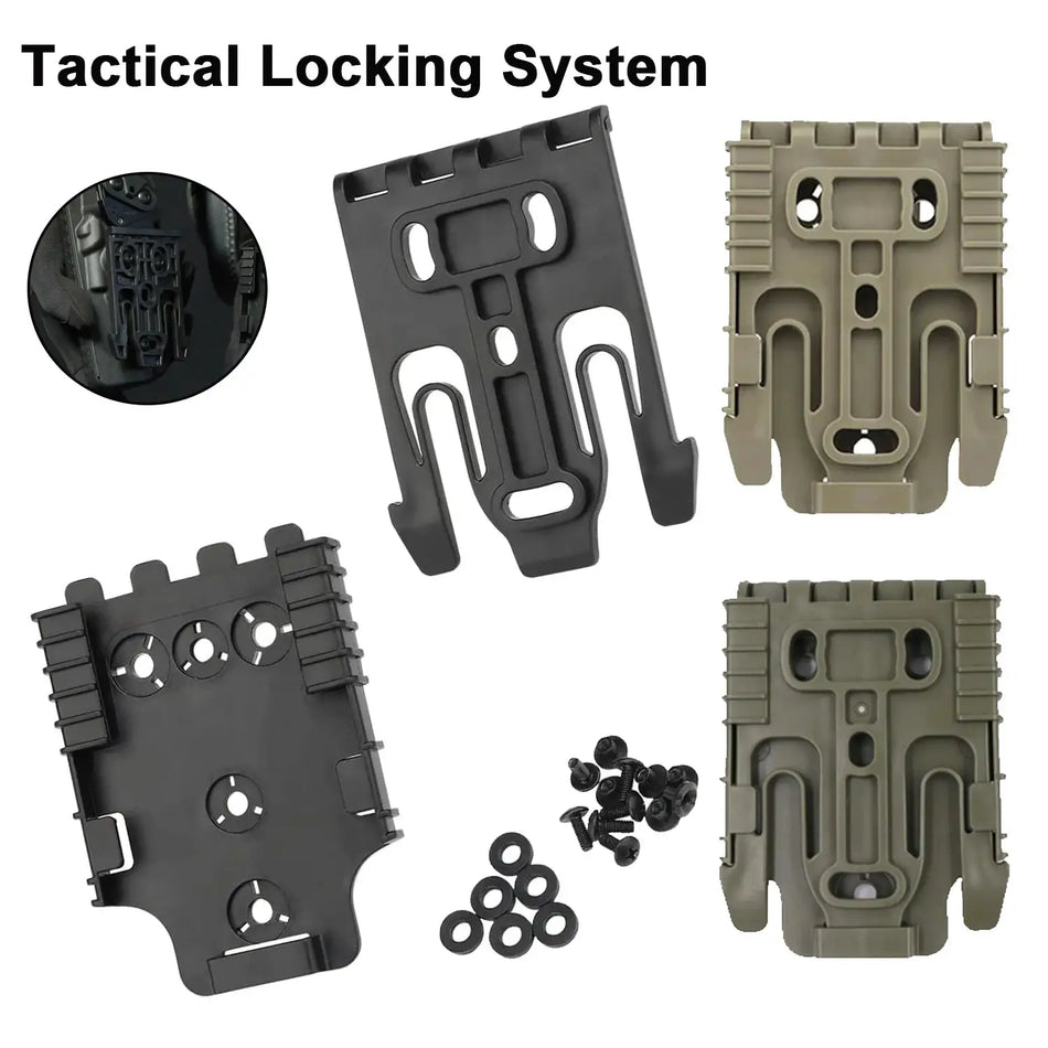 Quick Locking System Kit With QLS 19 Fork And QLS 22 Nylon Plate For Holster by InterCyprus Trading Ltd