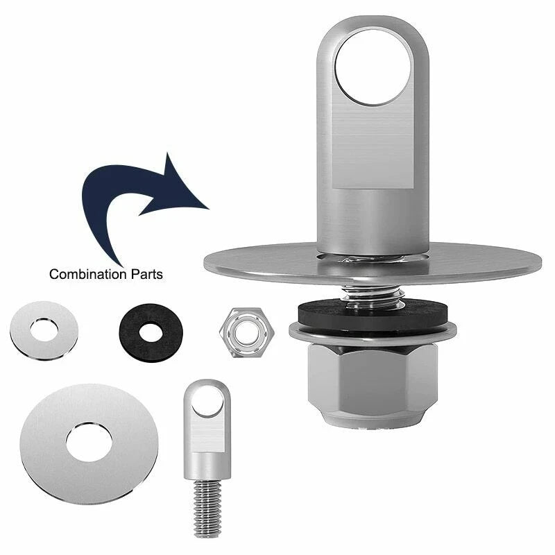 50 Cal Ammo Box Steel Lock Kit - Locking Hardware Set