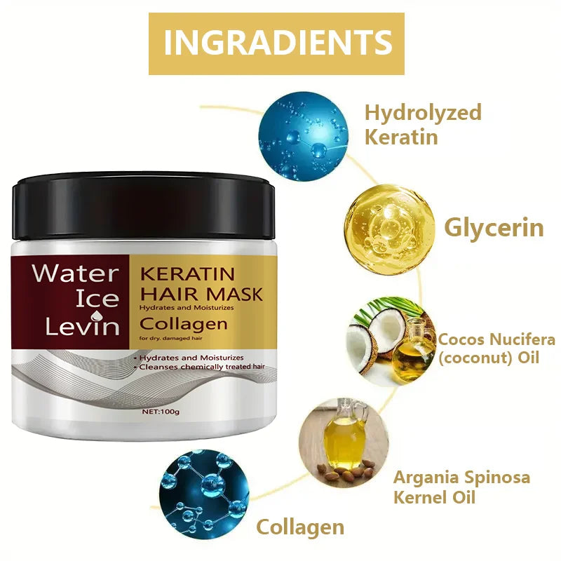 Keratin Collagen Hair Mask &ndash; Fast Repair for Damaged Hair