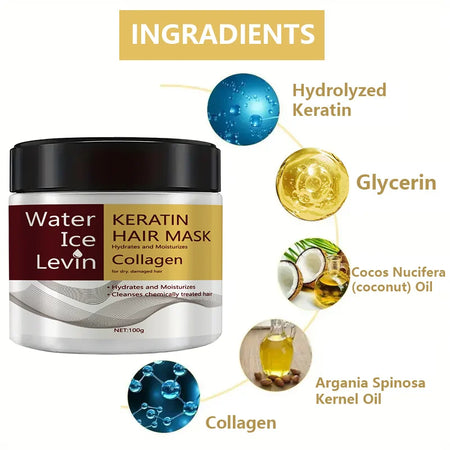 Keratin Collagen Hair Mask &ndash; Fast Repair for Damaged Hair