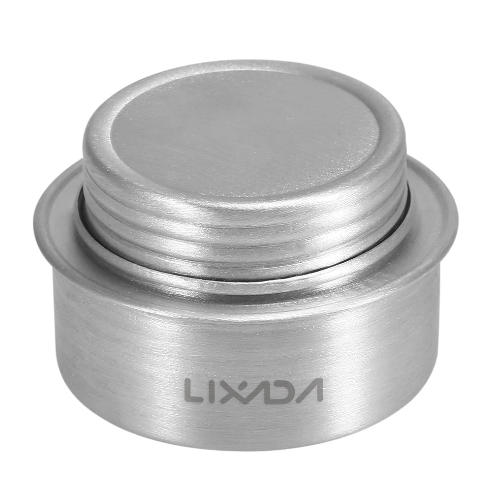 Portable Mini Alcohol Stove for Camping and Hiking Silver