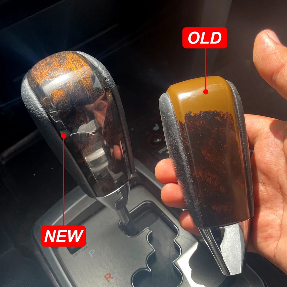Gear Shift Knob With PU Leather For Toyota Land Cruiser 200 FJ20
