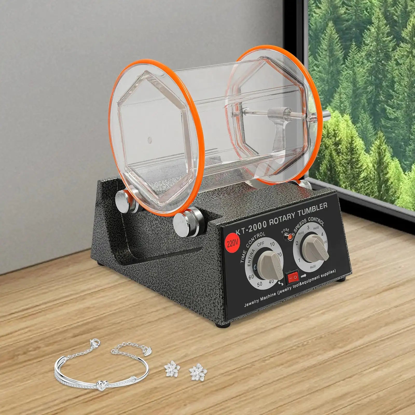 150W Jewelry Polisher &ndash; Timer And Reversible Rotation