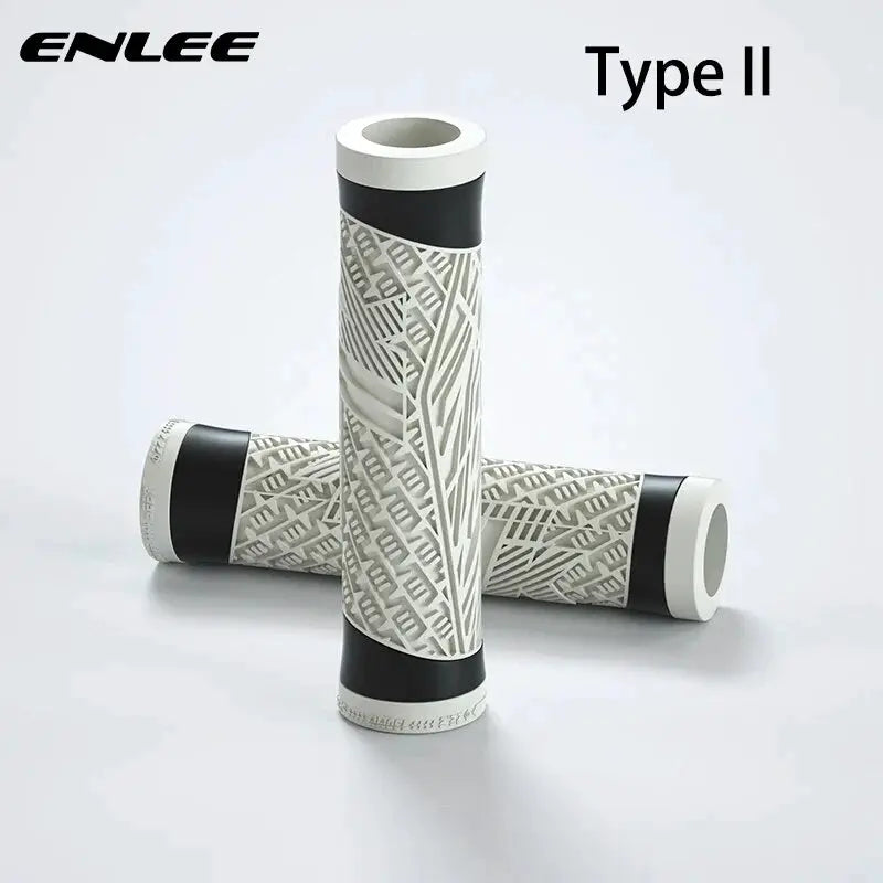 ENLEE Mtb Bike Grips Handle Flat Handlebar Bicycle Silicone Mountain Bicycle Handlebar Covers Soft Ultralight Grips Accessories by InterCyprus Trading Ltd