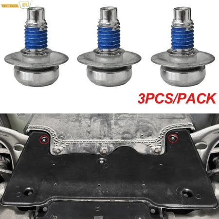 3PCS Car Engine Under Tray Bolt Screws M8X20 WHT000729A For VW Caddy Beetle Golf Jetta Passat Polo CC Tiguan Arteon by InterCyprus Trading Ltd