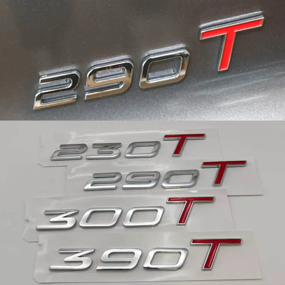3D ABS Rear Trunk Badge for Chery TIGGO7 TIGGO8 OMOMA 290T 300T 390T by InterCyprus Trading Ltd