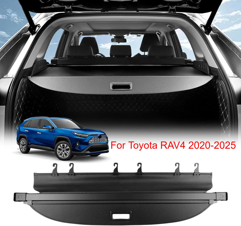 Verstelbare bagageafdekking voor de achterbak van canvas voor Toyota RAV4 2020-2025