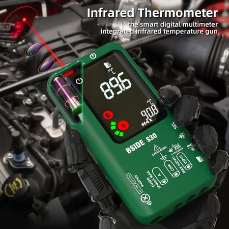 BSIDE Smart Digital Multimeter Infrared Temperature True RMS