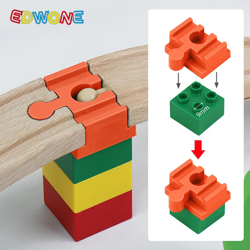 Wooden Train Track Connector &ndash; Seamless Connectivity for Creative Play