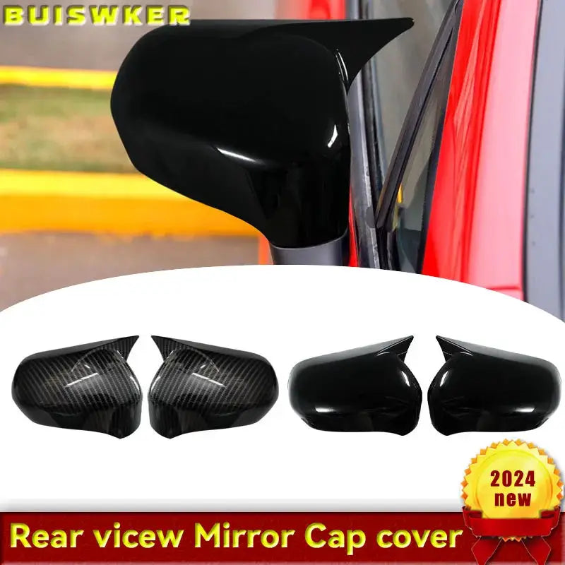 Fit For Honda Civic 8th Sedan 2005-2010 2Pcs Side Rearview Mirror Cap Wing Mirror Cover Carbon Fiber Look Car styling by InterCyprus Trading Ltd