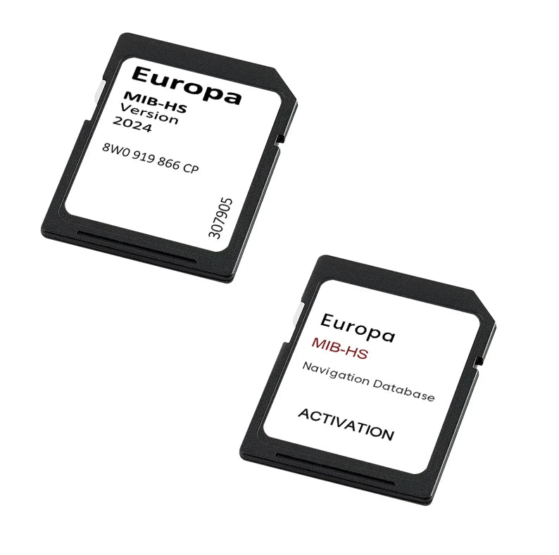 SD Navigation Card 8W0919866CP &ndash; 2024 EU UK Maps Upgrade