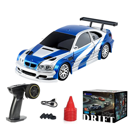 Mini RC 4WD Drift Car 1/43 RTR &ndash; High Speed 4WD Drive 4302