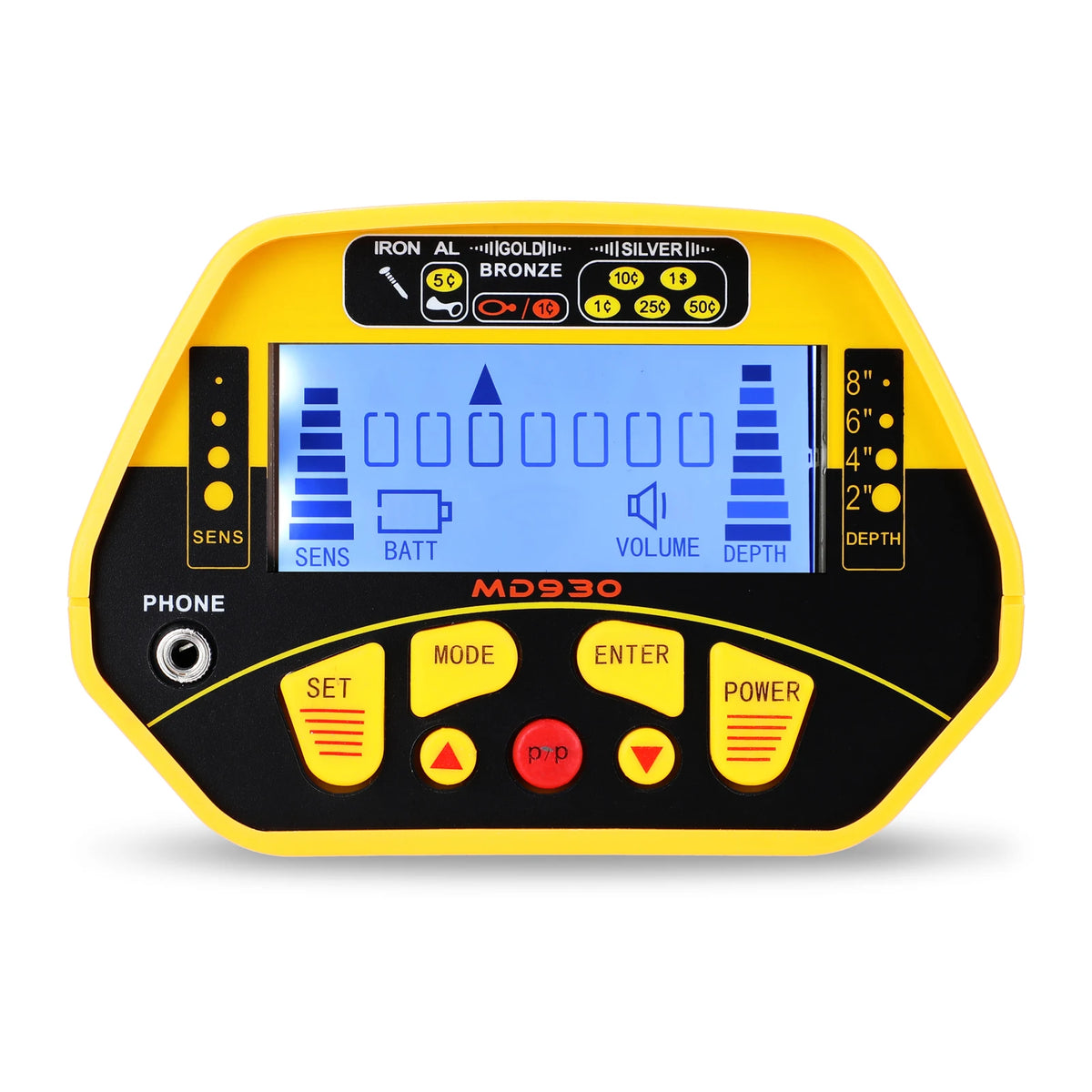 MD930 Metal Detector &ndash; LCD Display High Sensitivity