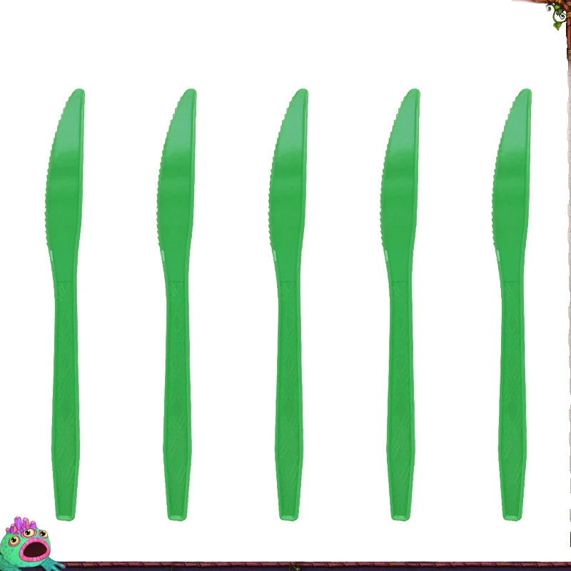 My Singing Monsters Birthday Party Decorations &amp; Tableware Knifes-10pcs / CHINA