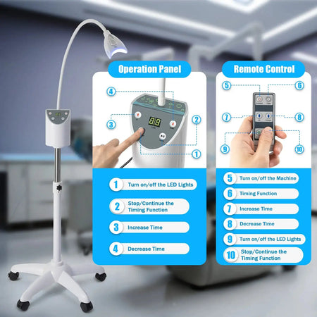 Teeth Whitening Machine With 4 LED Blue Lights &ndash; Home Use