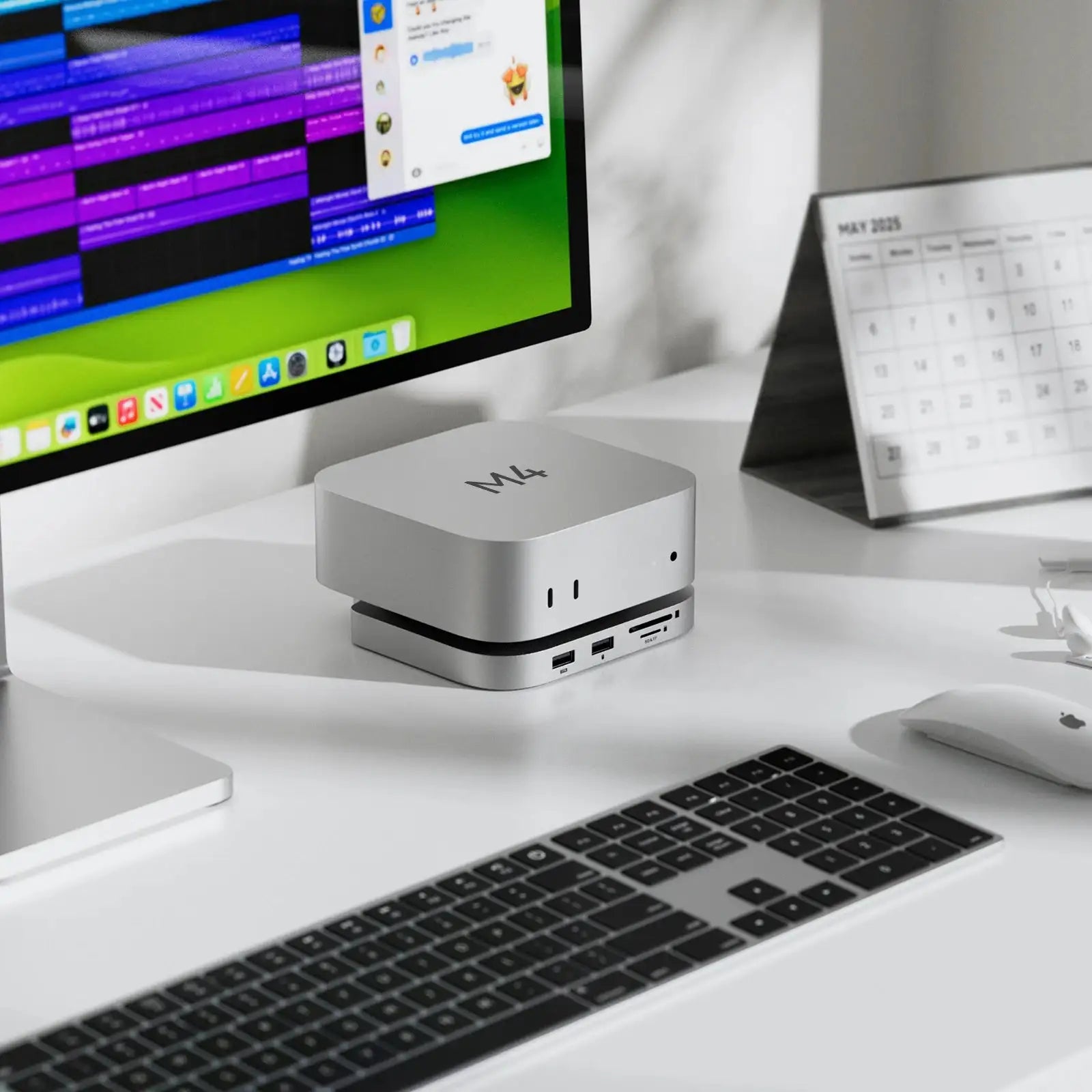Minisopuru Mac Mini M4 Dock With 4K HDMI NVMe SSD Enclosure