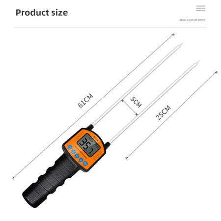 JGL-188 Grain Moisture Meter &ndash; Accurate LCD Reading