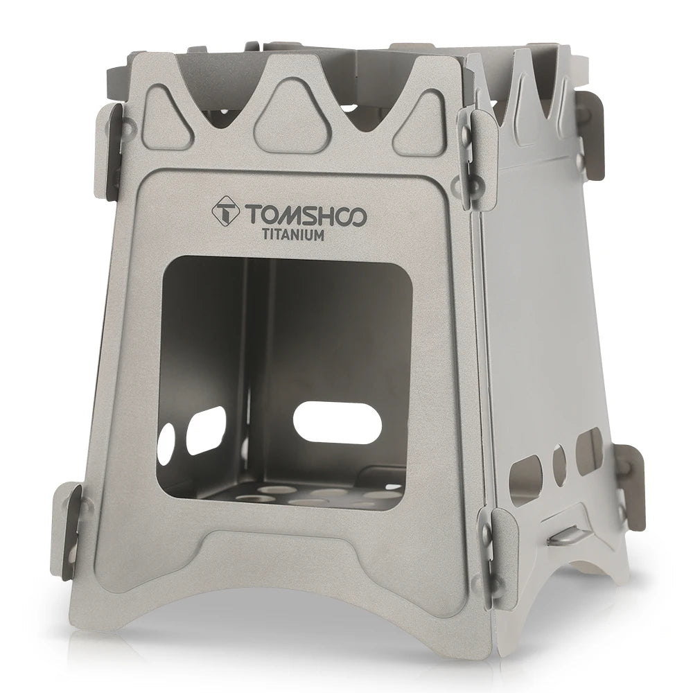 Tomshoo Titanium Stove &ndash; Portable Folding Wood Burner A Titanium