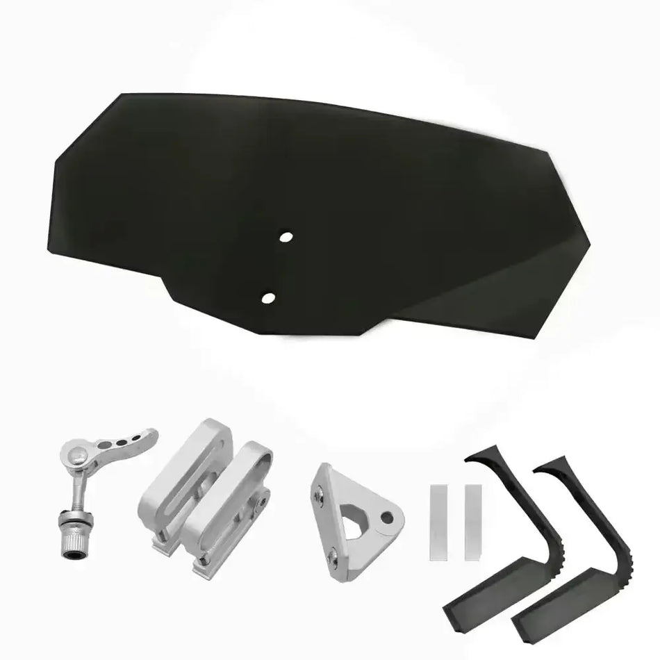 Airflow Adjustable Windscreen Wind Deflector Universal Motorcycle Windshield for Kawasaki BMW Ducati honda Benelli Triumph Yamah by InterCyprus Trading Ltd