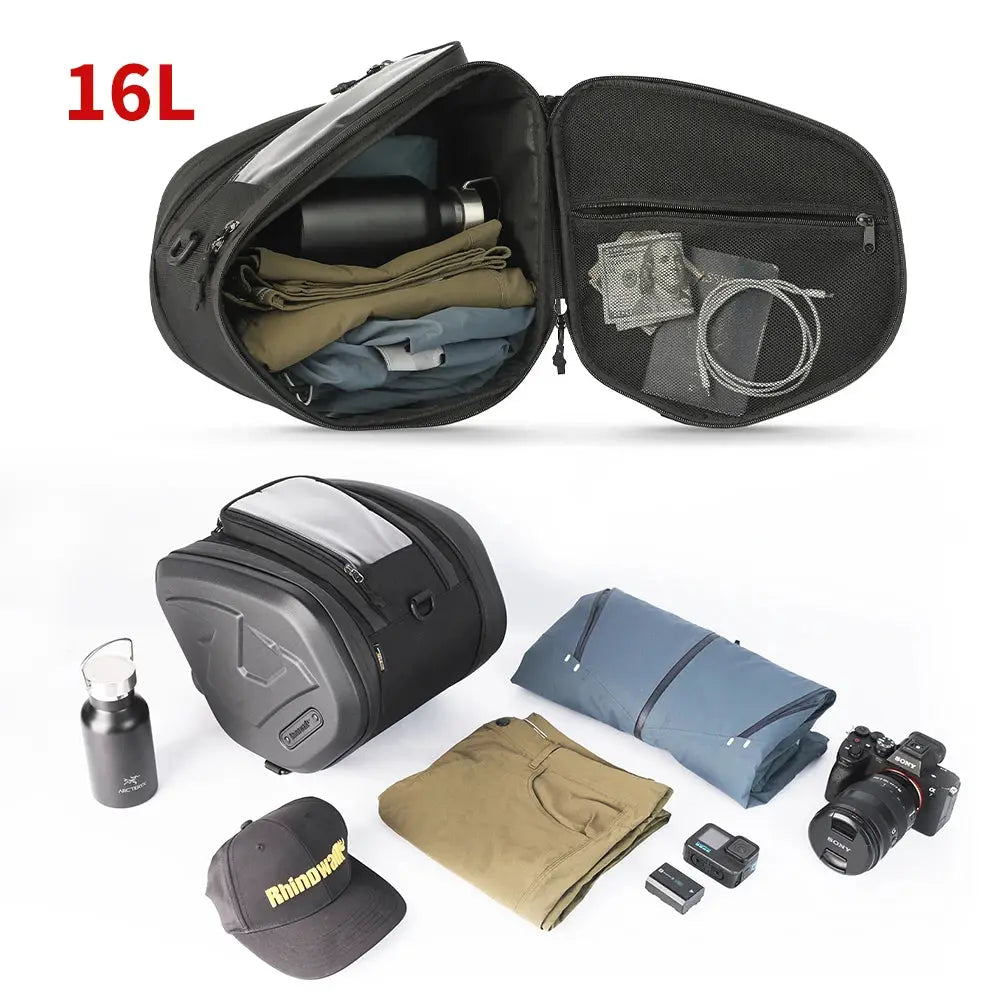 Rhinowalk Motorcycle Scooter Tunnel Bag Waterproof Hard Shell Underbone Bag For Honda PCX/NSS AMAHA NMAX KYMCO BMW by InterCyprus Trading Ltd