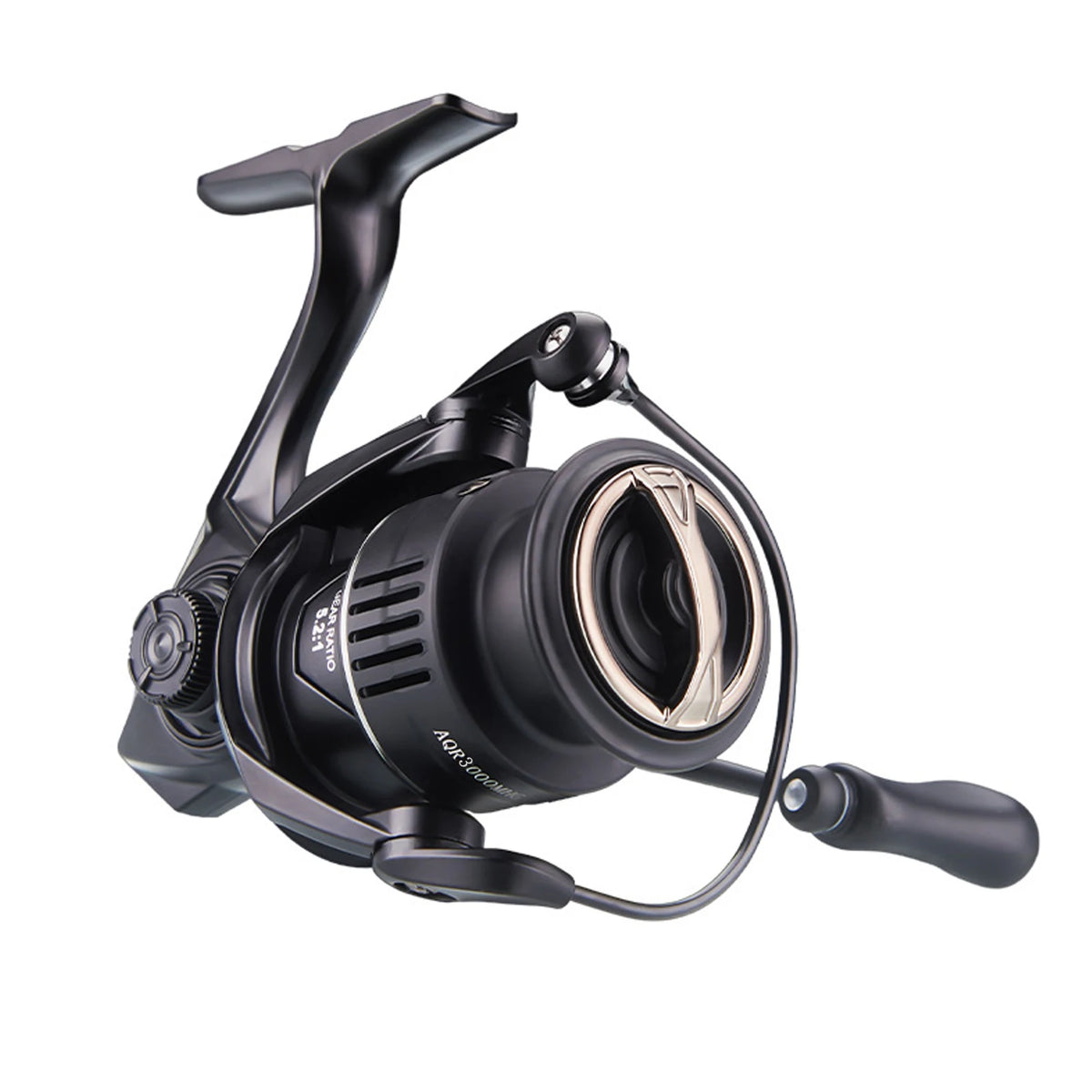 5.2:1 Speed Ratio Fishing Reel - Carbon Fiber &amp; Aluminum Alloy, Ideal for Saltwater Fishing AQR3000MHG